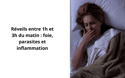 Réveils entre 1h et 3h du matin : foie, parasites et inflammation