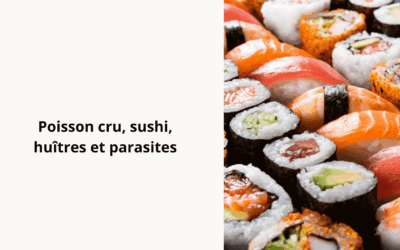 Parasites dans le poisson cru