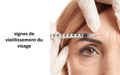 Signes de vieillissement du visage